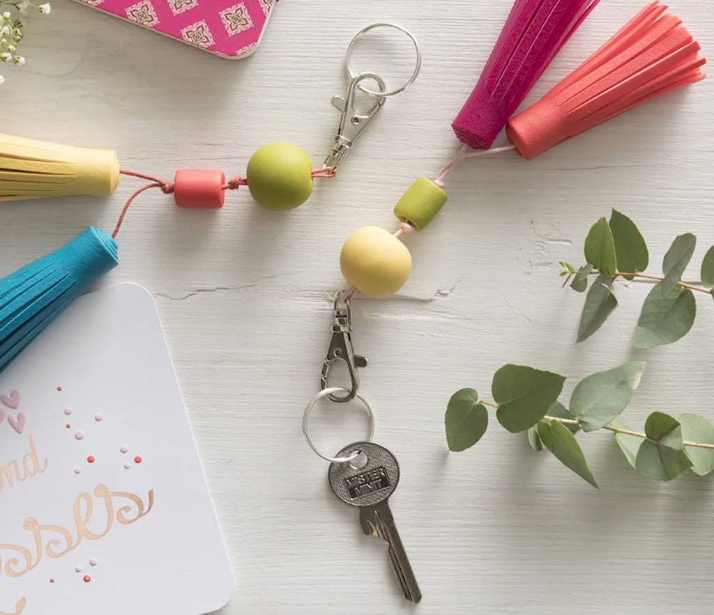 Craft Your Own Tassel Keyring with FIMO Leather-Effects