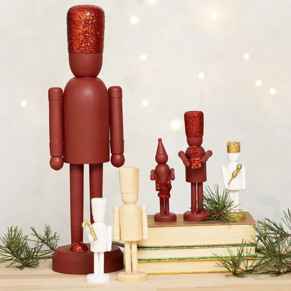 Festive Wooden Nutcracker