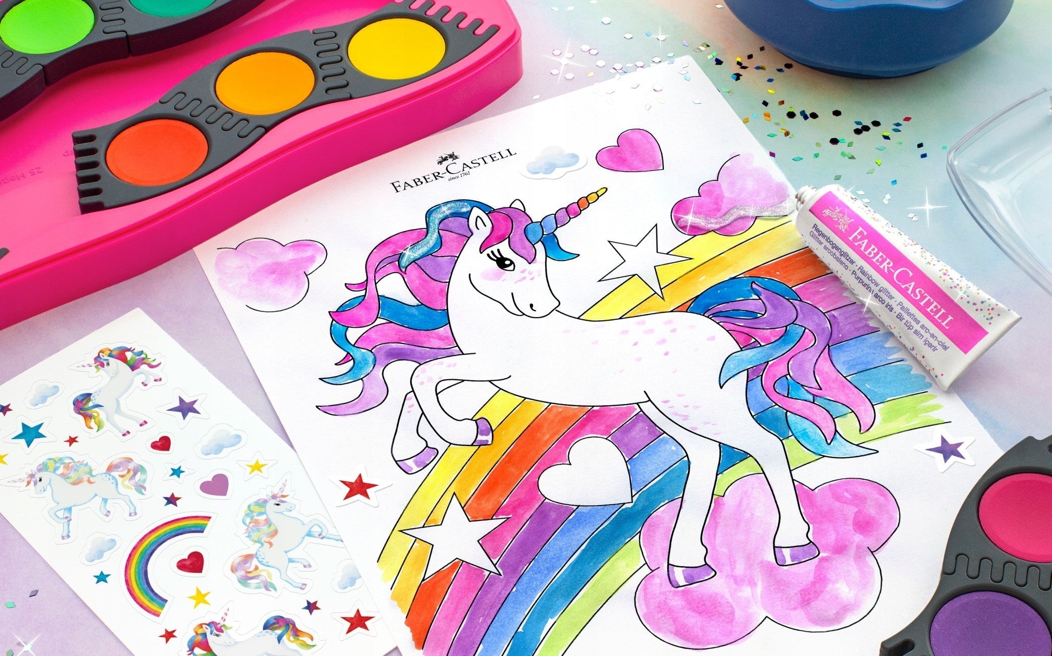 Unicorn Colouring In