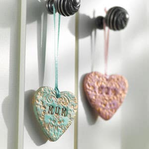 Clay Heart Decoration