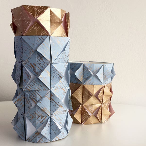 Origami Tea Light Lamp