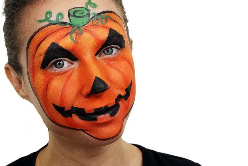 Halloween Pumpkin Face Paint Tutorial | Snazaroo