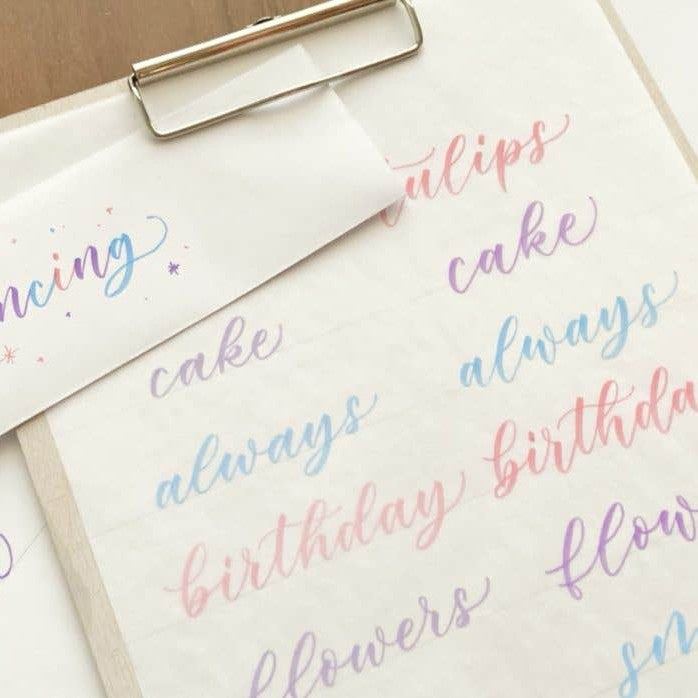 Bounce Lettering Tutorial