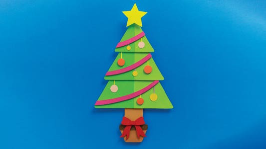 Christmas Tree Papercraft Project