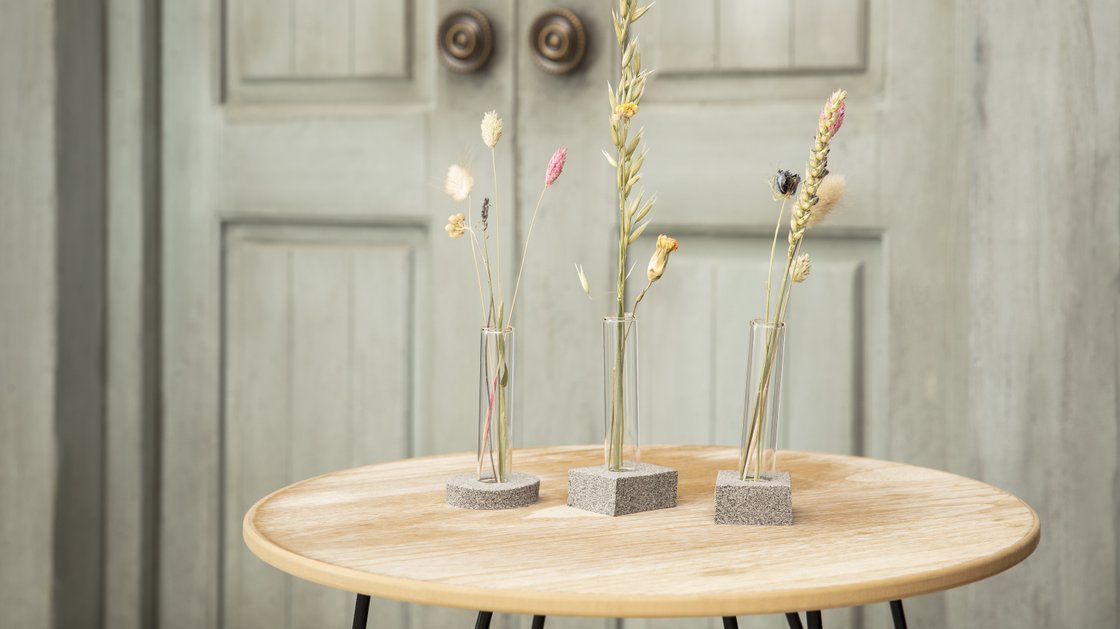 Craft Your Own Decor: DIY Vase Holder in FIMOair Granite