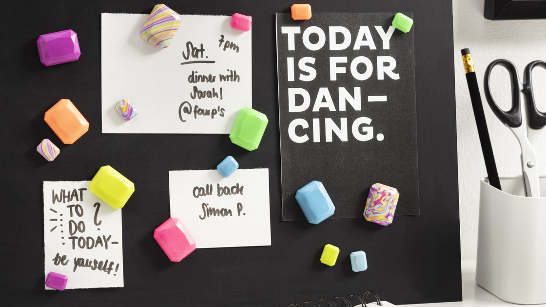 FIMO Neon Magnets