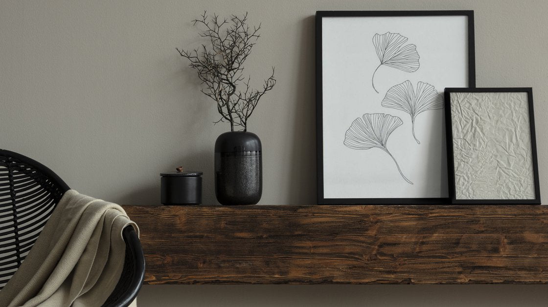 Japanese-Scandinavian Style: DIY Ginkgo Leaves Wall Art