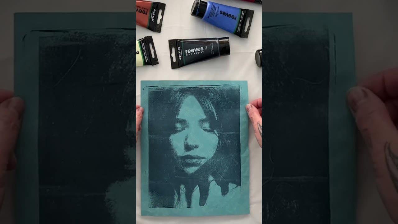 How to Create an Image Transfer Collage using Gelli Arts Gel Printing Plates