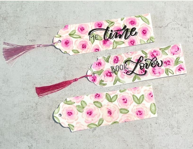 Rose Pattern Bookmark
