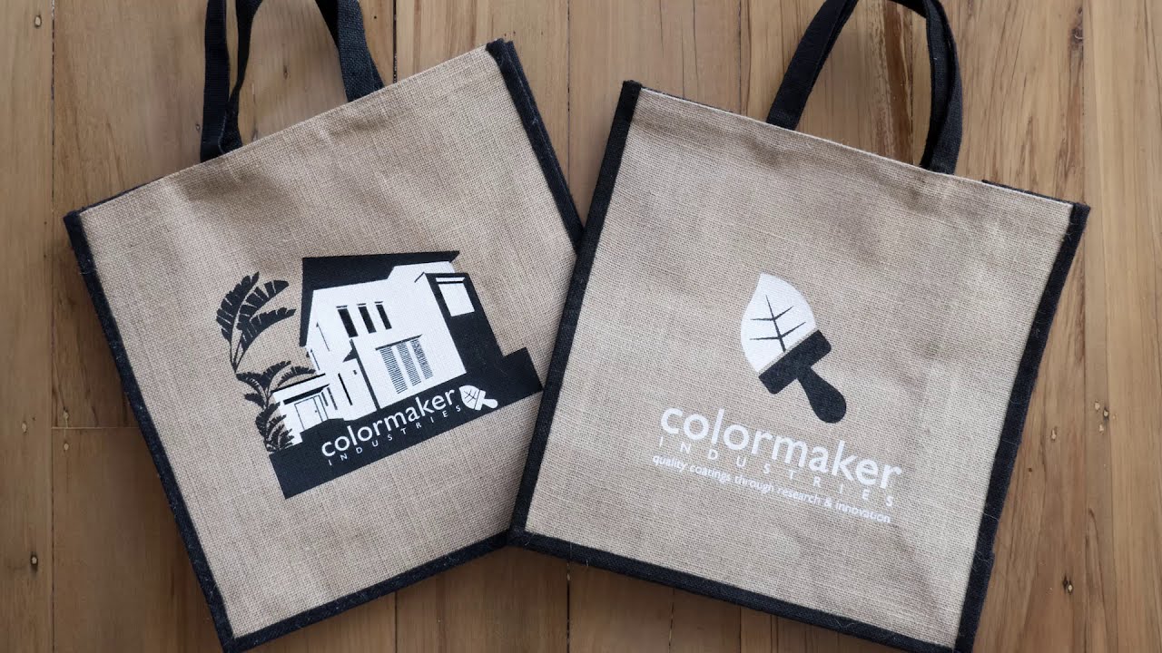 How to print jute shopping bags using Permaset Supercover