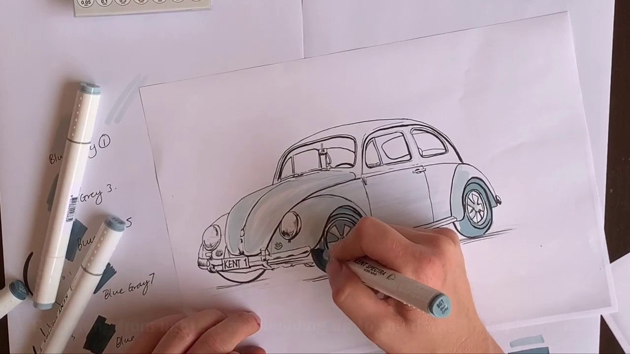 Rendering with Kent Spectra Graphic Markers