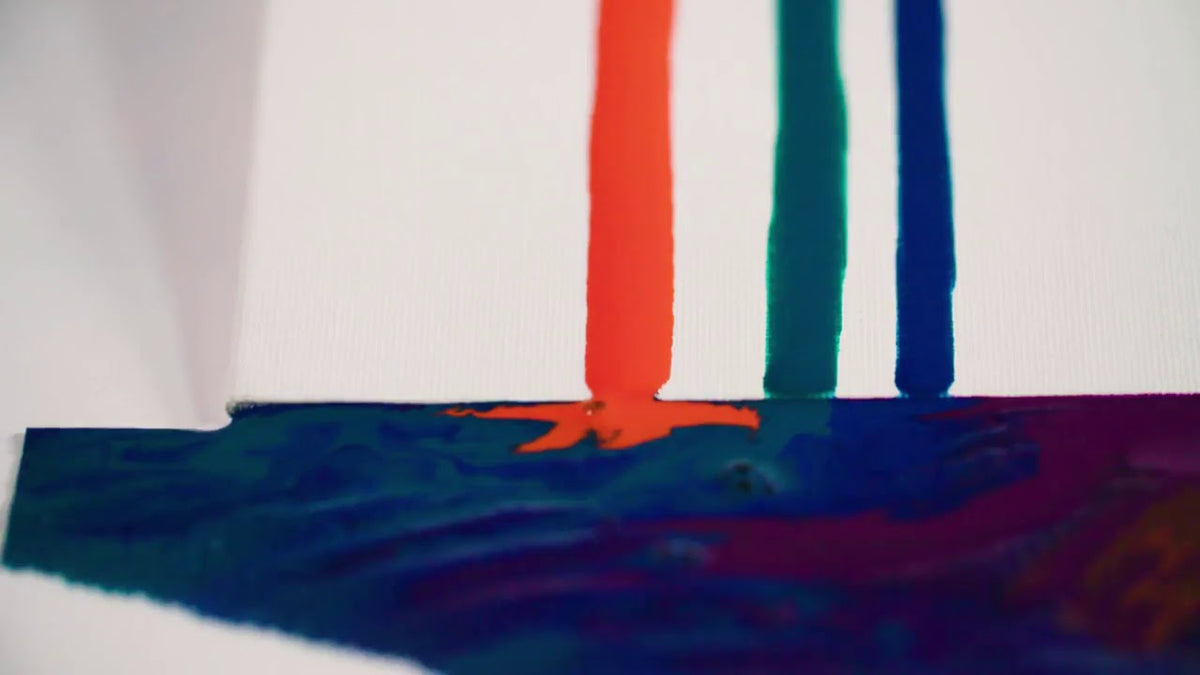 Creating Colour Pours With Acrylic Ink