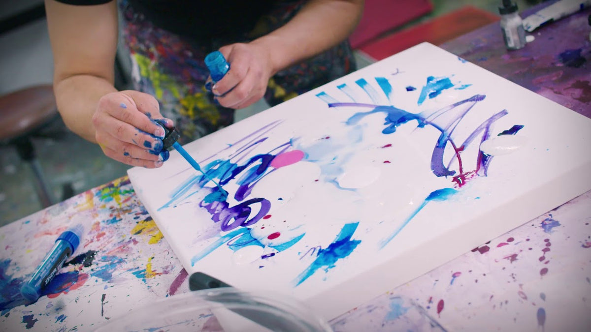How to use Liquitex Acrylic Inks and Mediums
