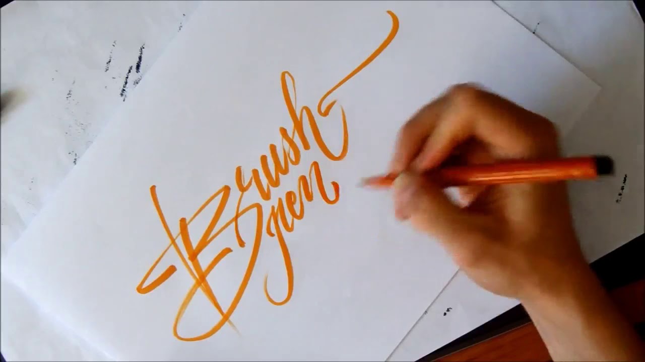 Theosone Brush Pen Calligraphy