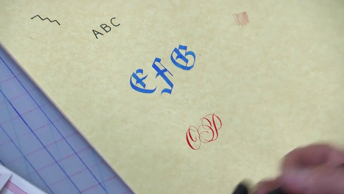 Advanced Lettering Techniques with the Speedball Calligraphy Collector's Set
