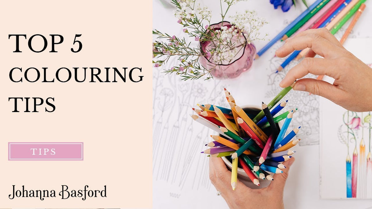 Johanna Basford - My Top 5 Colouring Tips!