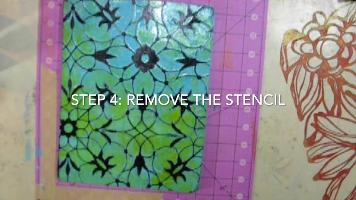 Gel Printing With Contrasting Colours