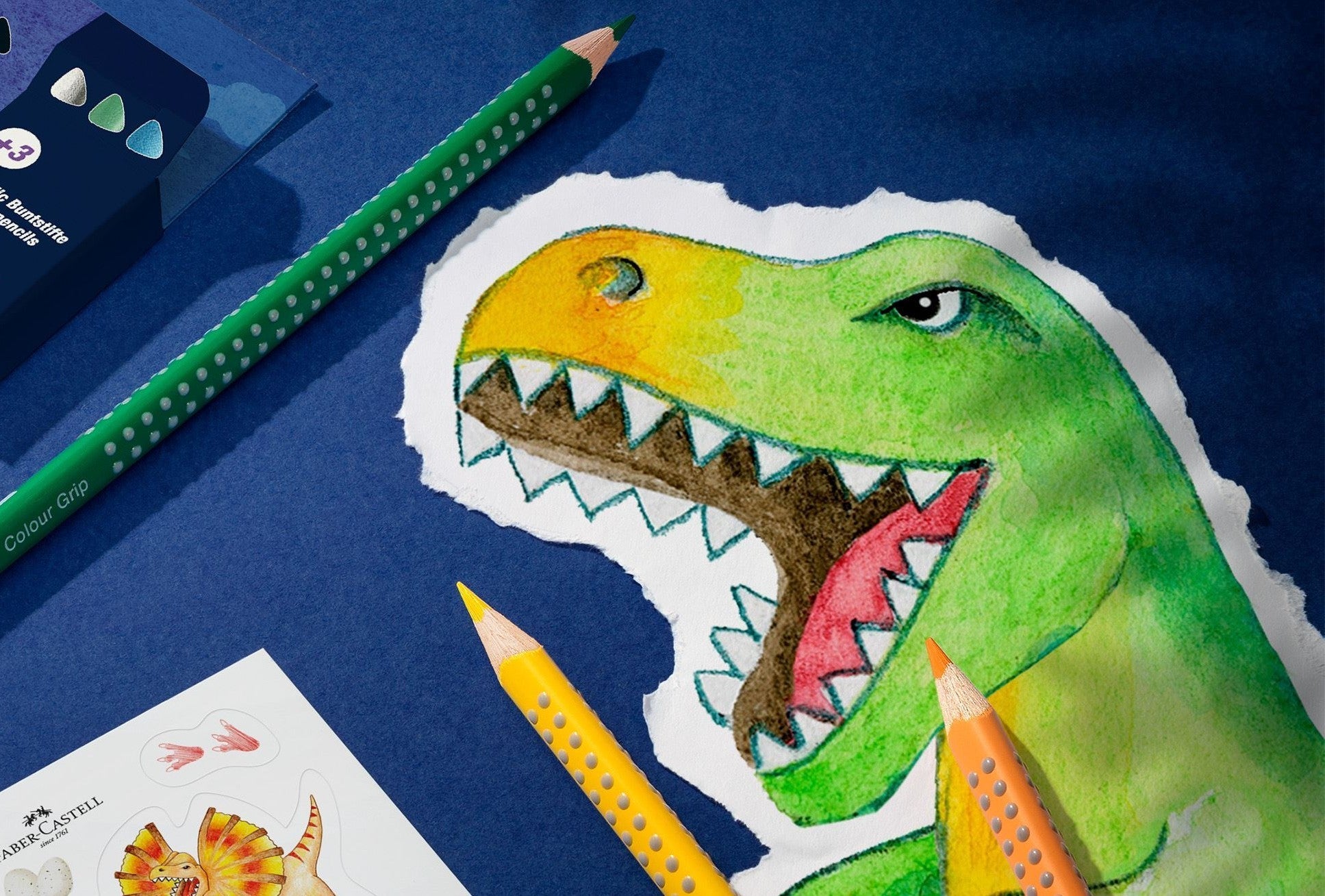 Dinosaur Colouring In