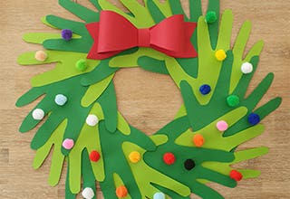 Christmas Craft Wreath