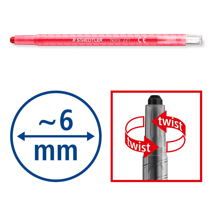 STAEDTLER Noris Twist Crayon Set