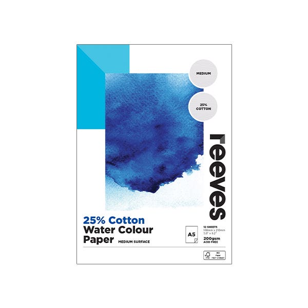 Reeves Watercolour Cotton Mix Pads