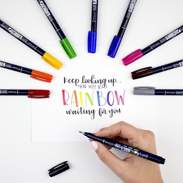 Tombow Fudenosuke Colour Pens