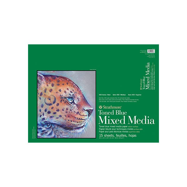 Strathmore Series 400 Toned Blue Mixed Media Pads