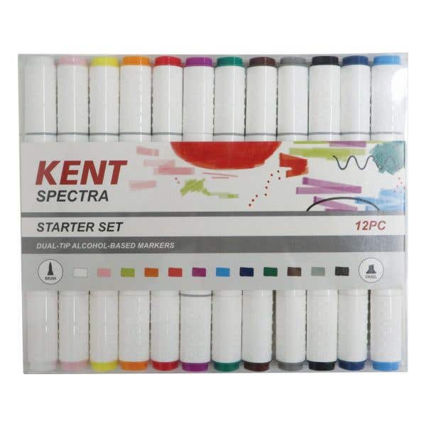 Kent Spectra Graphic Design Marker Sets of 12