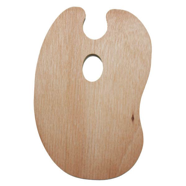 Jasart Natural Wooden Painting Palettes