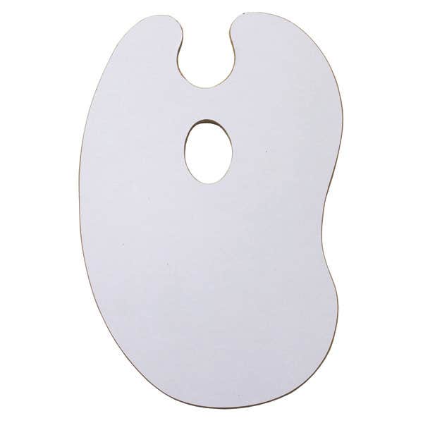 Jasart White Wooden Painting Palettes