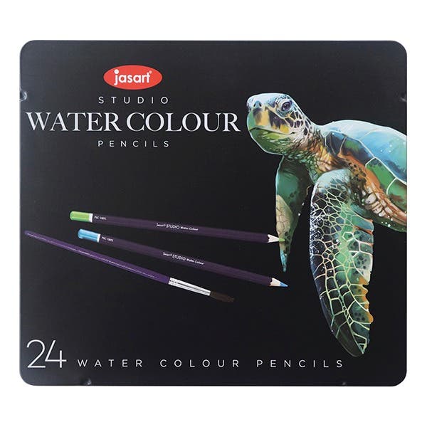 Jasart Studio Watercolour Pencil Tin Sets