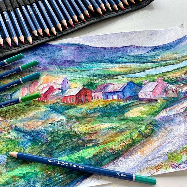 Jasart Studio Watercolour Pencil Tin Sets