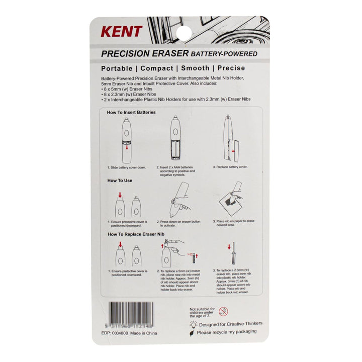 Kent Battery Eraser