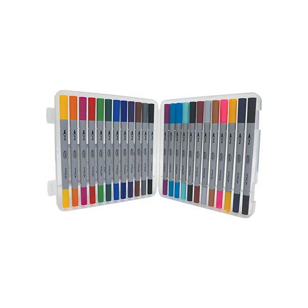 Jasart Dual Nib Marker Set 24