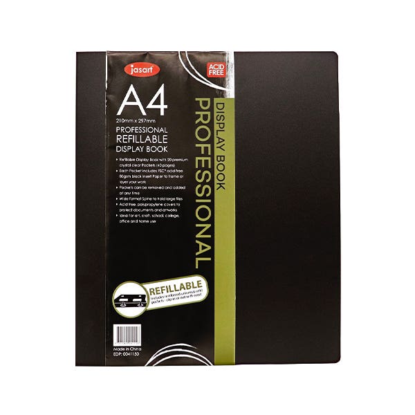 Jasart Professional Refillable Display Books