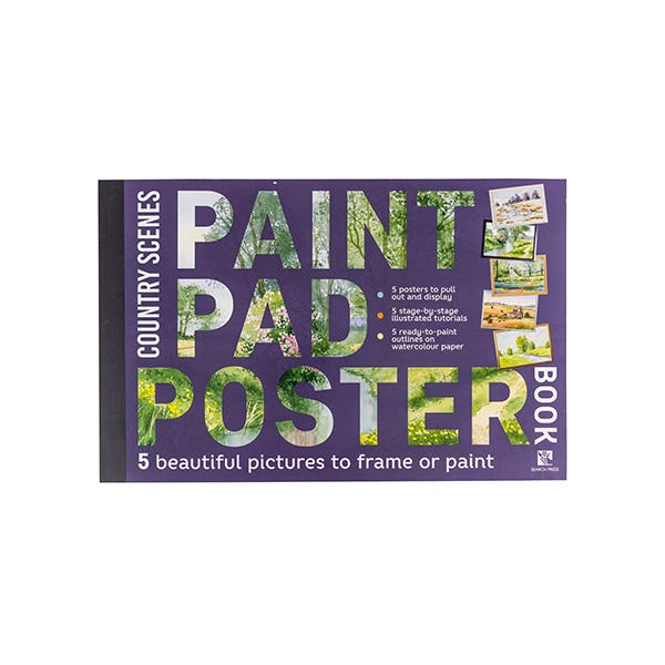 Paint Pad Poster Book Country Scenes