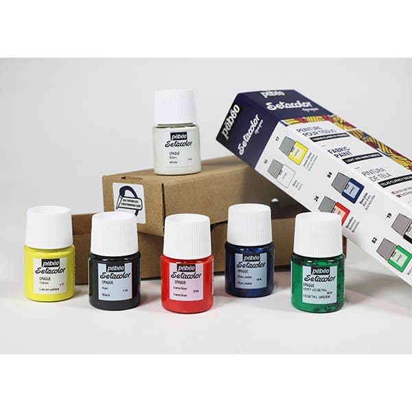 Pebeo Setacolor Opaque Matt Fabric Painting Set