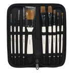 Jasart Pearl White Natural Brush Wallet Sets