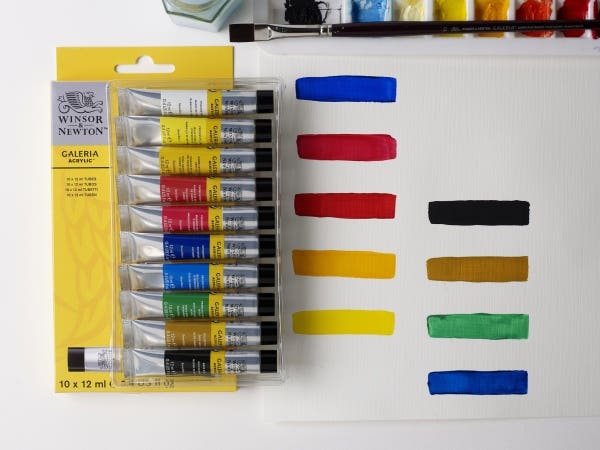 Winsor & Newton Galeria Acrylic 10x12ml Tube Set