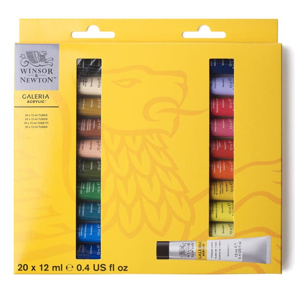 Winsor & Newton Galeria Acrylic 20x12ml Tube Set