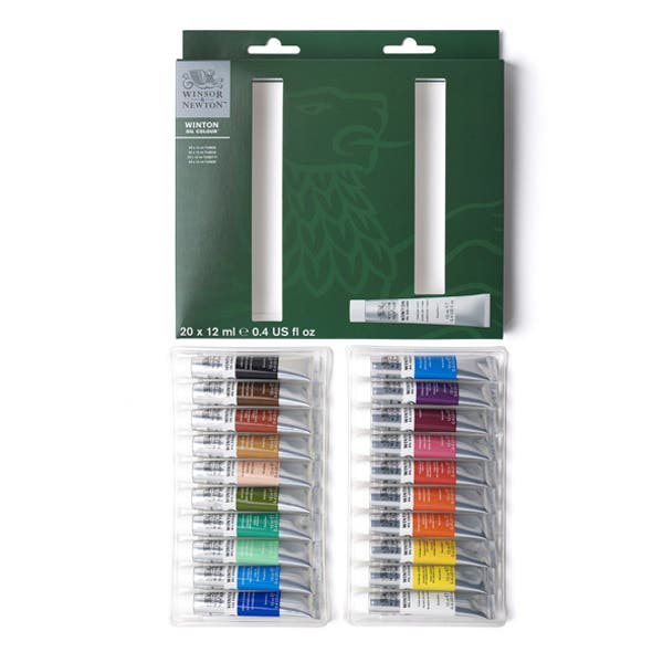 Winsor & Newton Winton Oil 20x12ml Tube Set