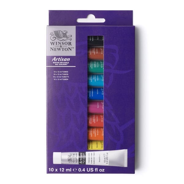 Winsor & Newton Artisan Water Mixable Oil 10x12ml Set