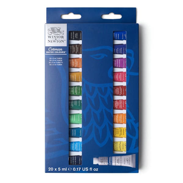 Winsor & Newton Cotman Watercolour 20x5ml Tube Set