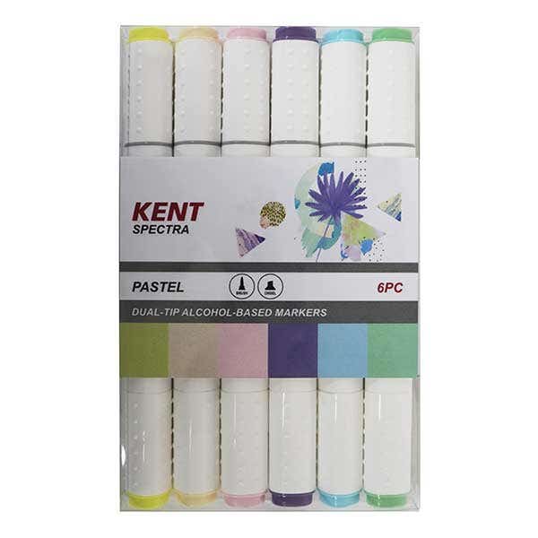 Kent Spectra Graphic Design Marker Sets of 6