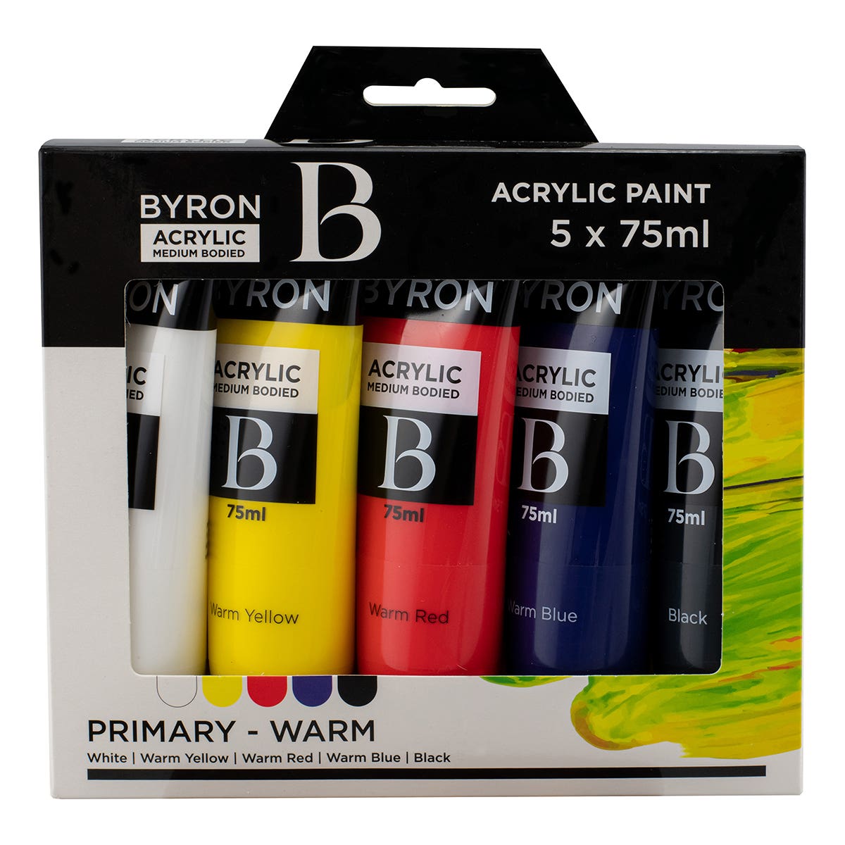 Byron Acrylic Primary Paint 75ml Sets
