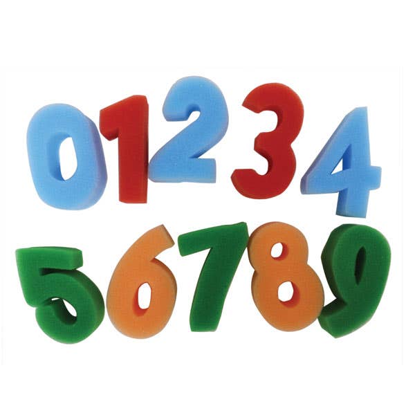 Byron Kids Number Sponge Stamps Set
