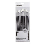 Reeves Large Value White Taklon Brush Sets