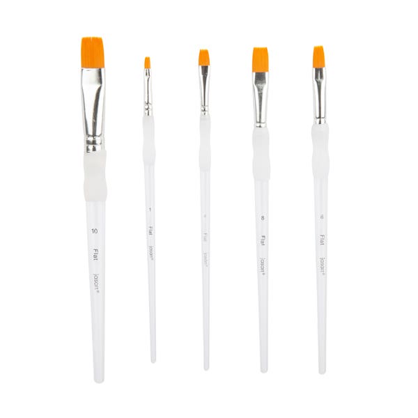 Jasart Soft Grip Flat Brush Set