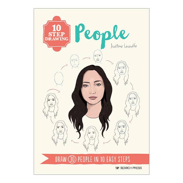 10 Step Drawing People Book