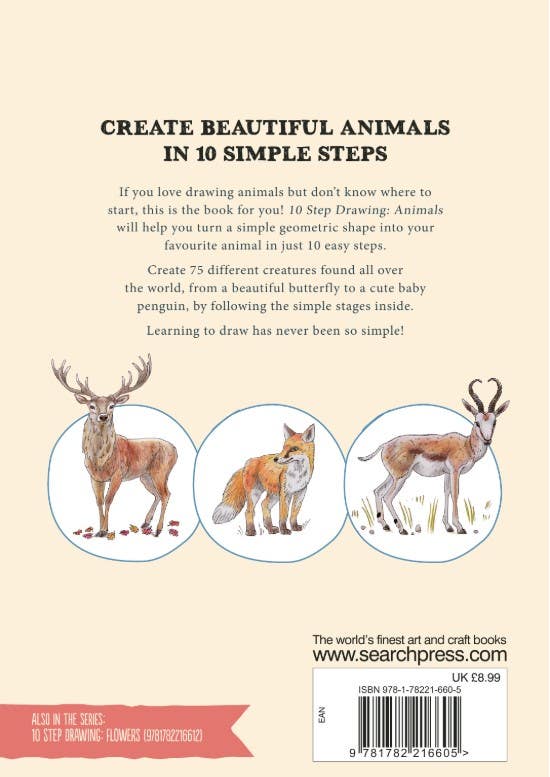 10 Step Drawing Animals Book